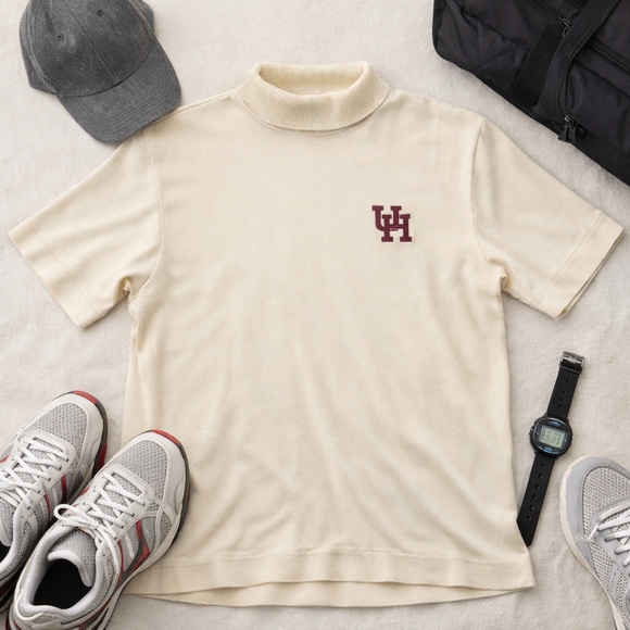 harolds of houston Other - Vintage U OF H TURTLENECK Knit Coaches Sweater. HAROLDS OF houston. Size Large